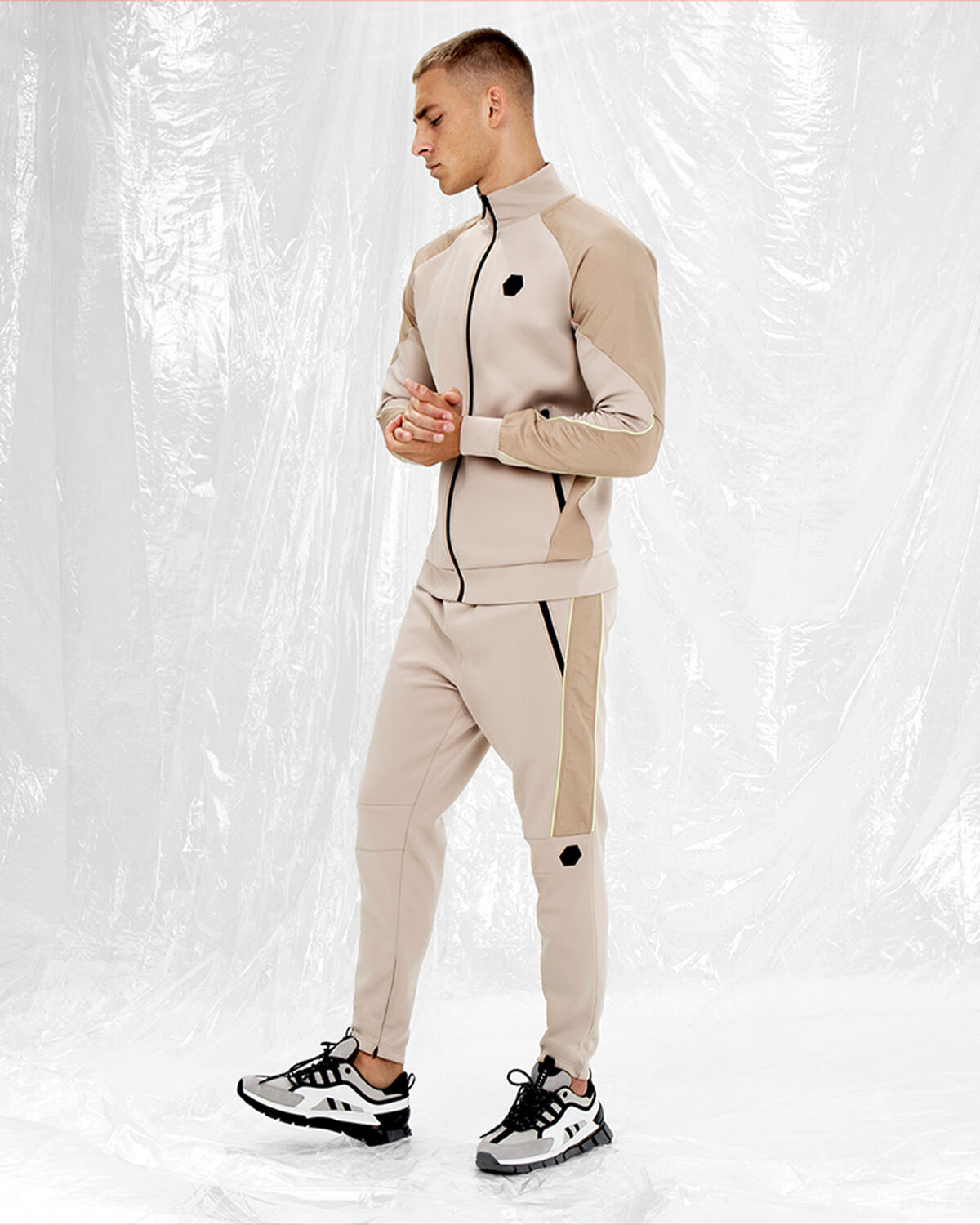 Saul Track Pant, Sand/Yellow, hi-res