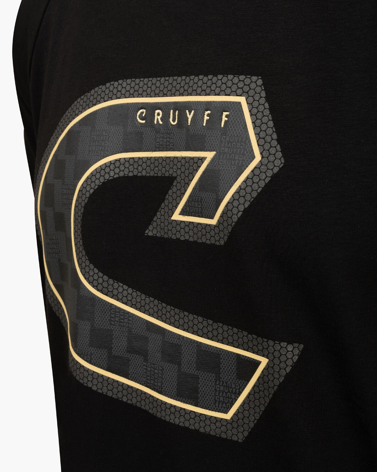 C-Tee, Black/Gold, hi-res