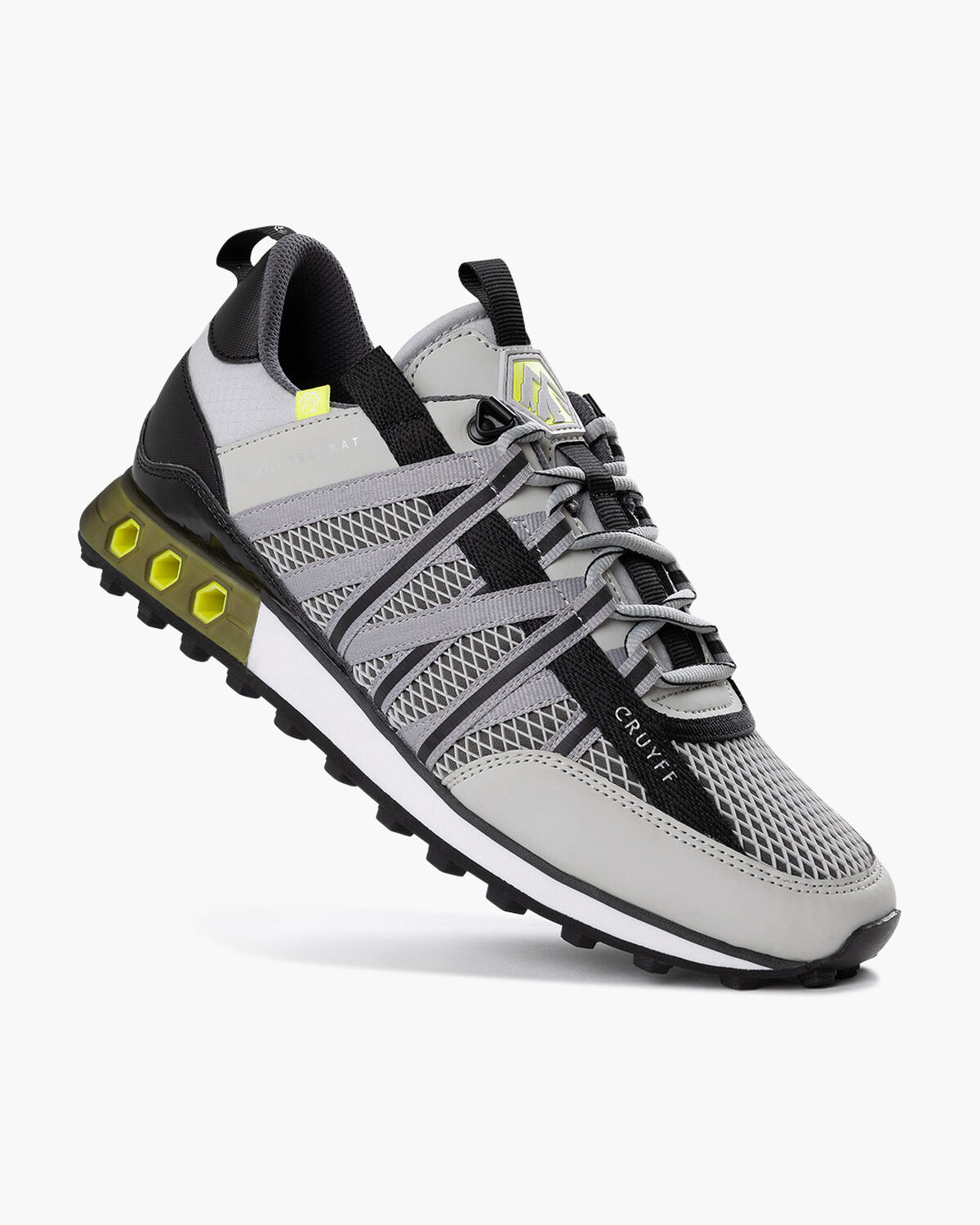 Fearia \\ Montserrat - Rubber Mesh/Matt, Grey/Yellow, hi-res