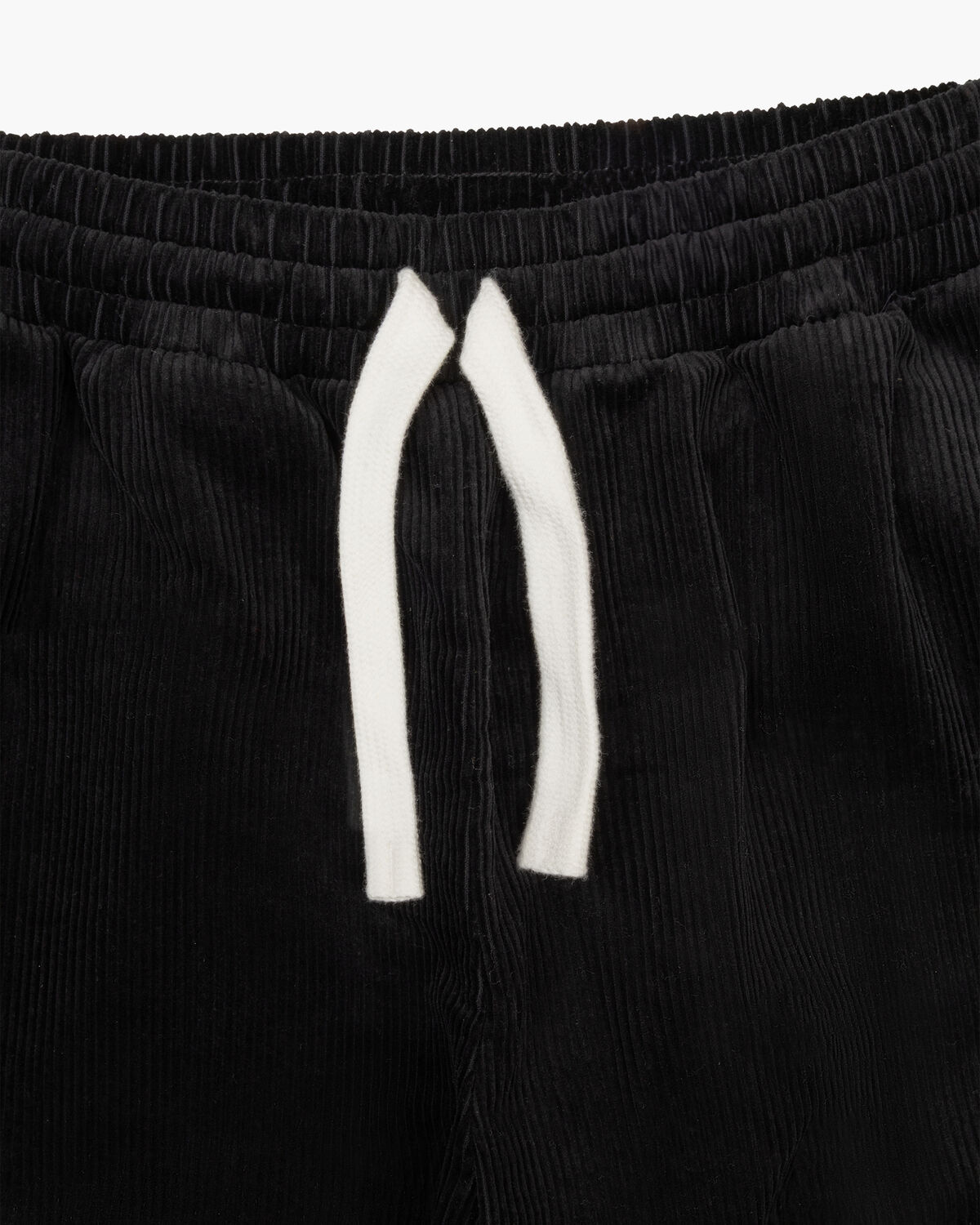 Corduroy Jogging Trousers, Black, hi-res