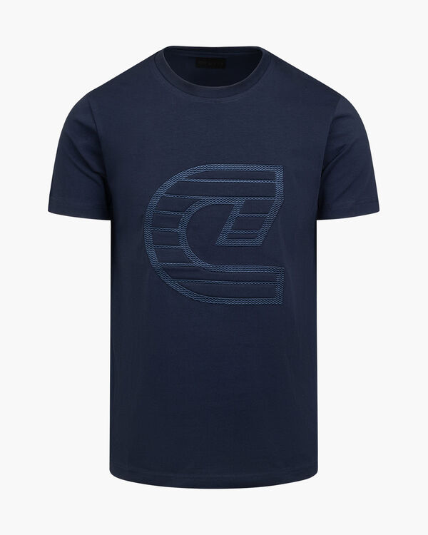 C-logo Herringbone Tee