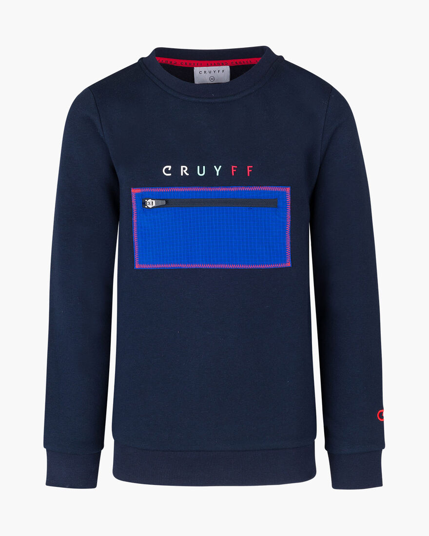 Clipper Crewneck, Navy, hi-res