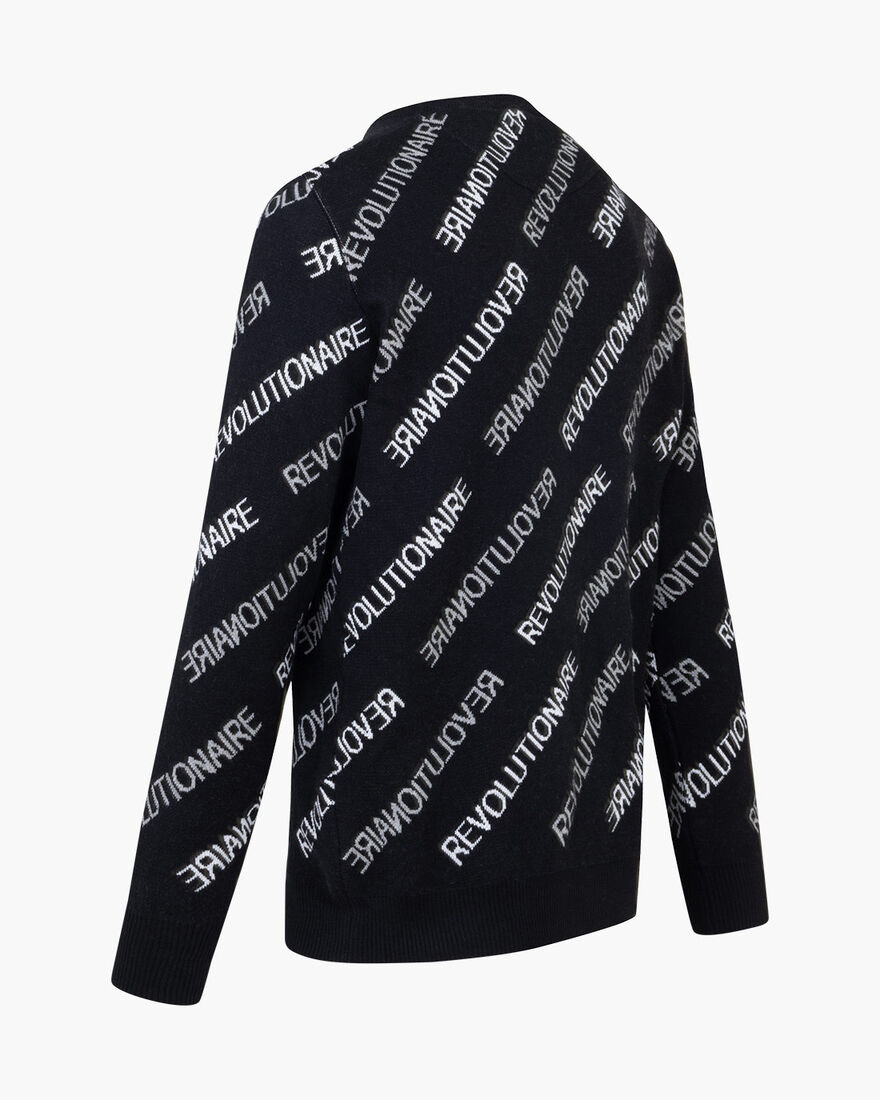 Revolucion Jumper- 100% Cotton, Black, hi-res
