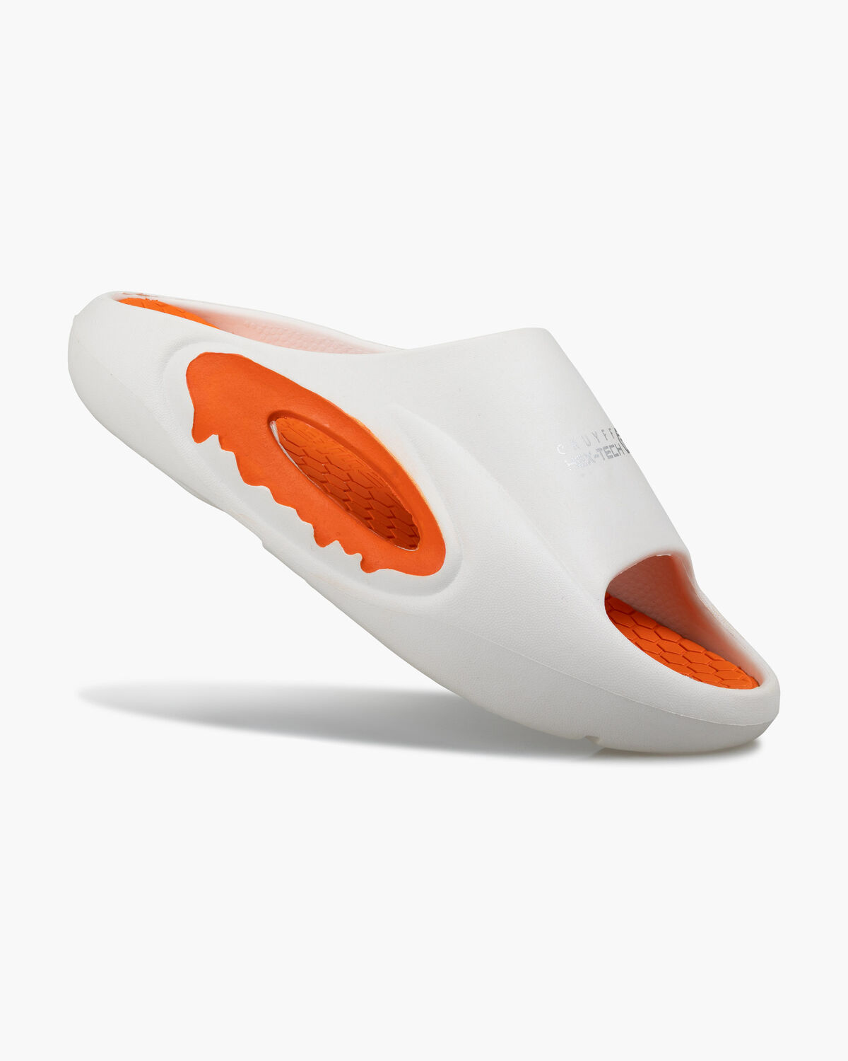 Recovery Hex-Tech slide, White/Orange, hi-res