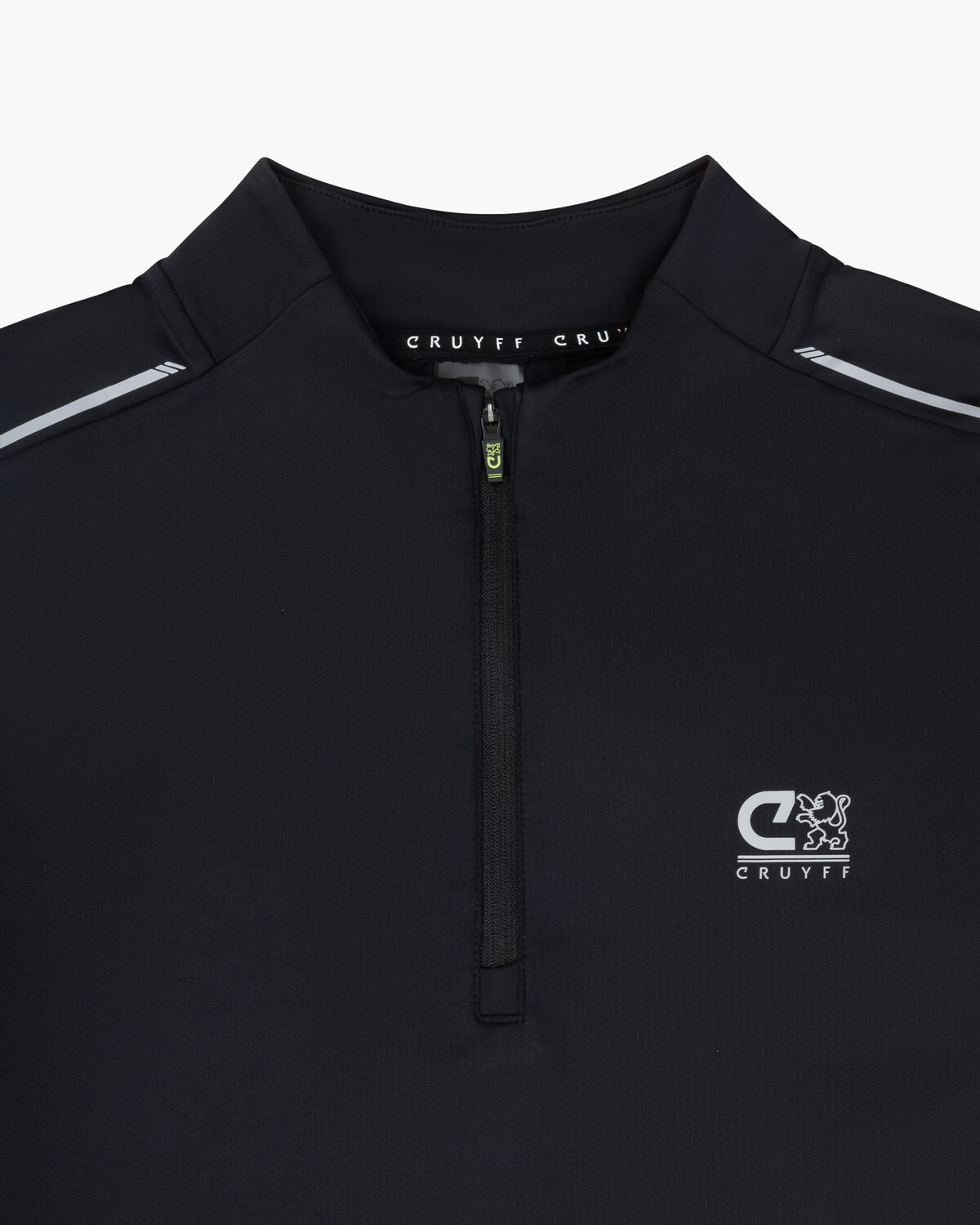 Ametrine 1/4 Zip Top, Black, hi-res