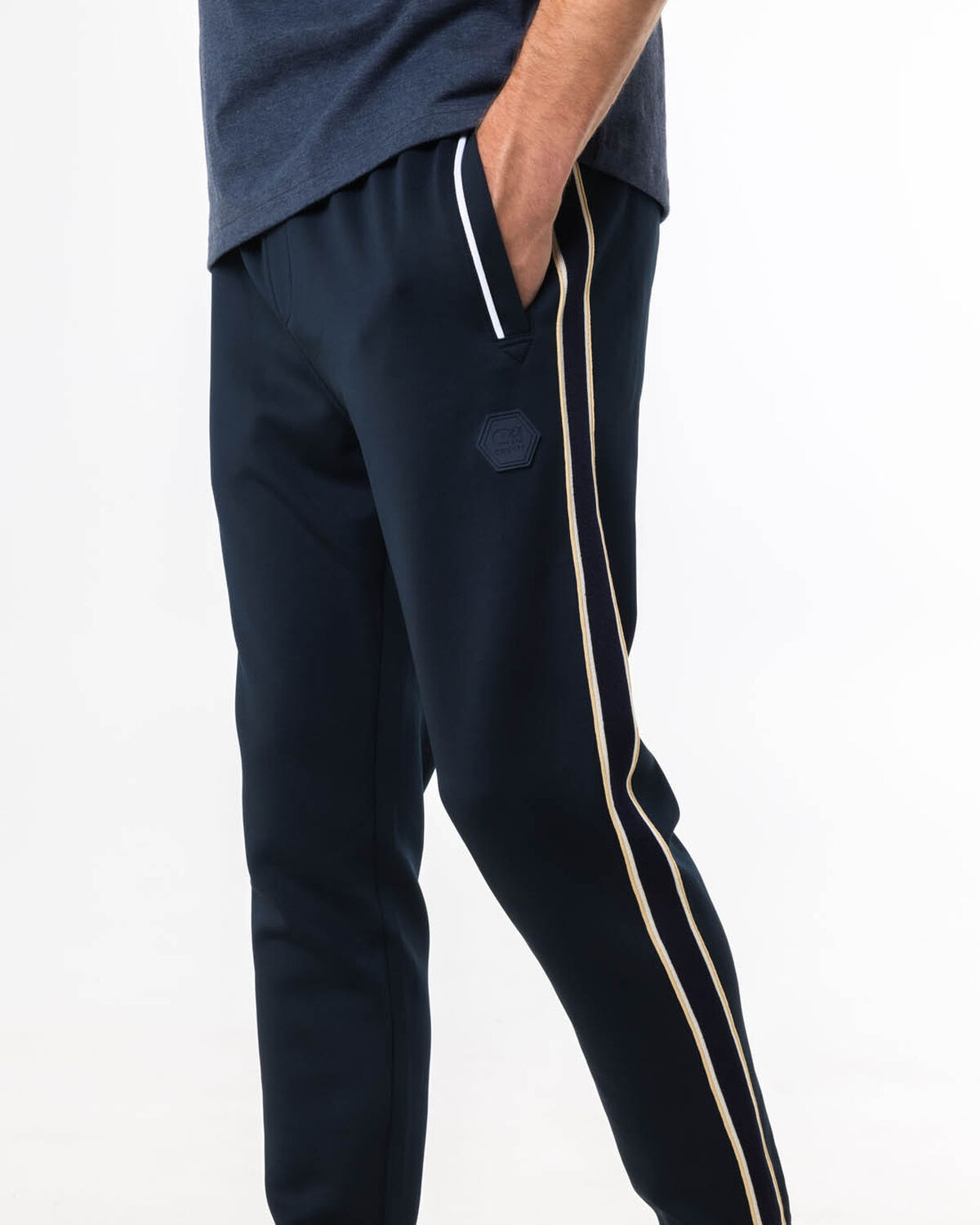 Santino scuba pant - Polyester / Elastane, Navy, hi-res