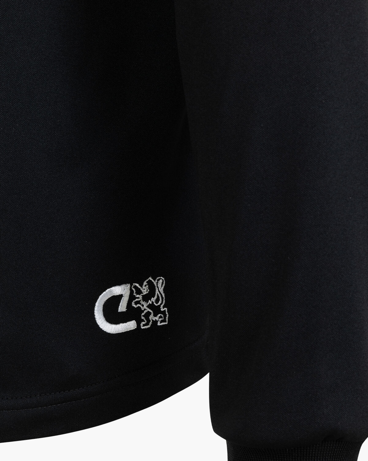Cruyff Turn Tech Crew Top Junior, Black/White, hi-res