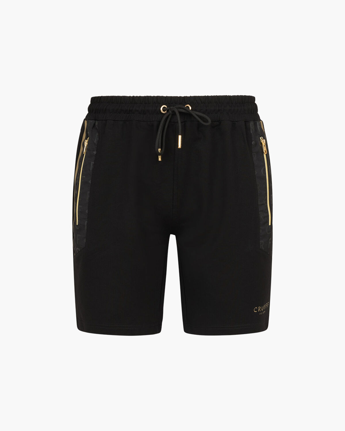 Jake Short 63 % cotton 32 % polyester 5 % elastane, Black/Gold, hi-res