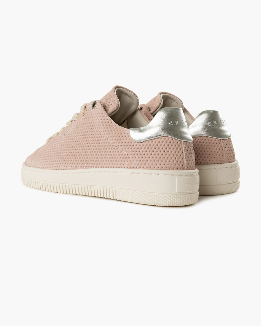 Joan - Debossed Suede/Metallic Leather, Orange, hi-res