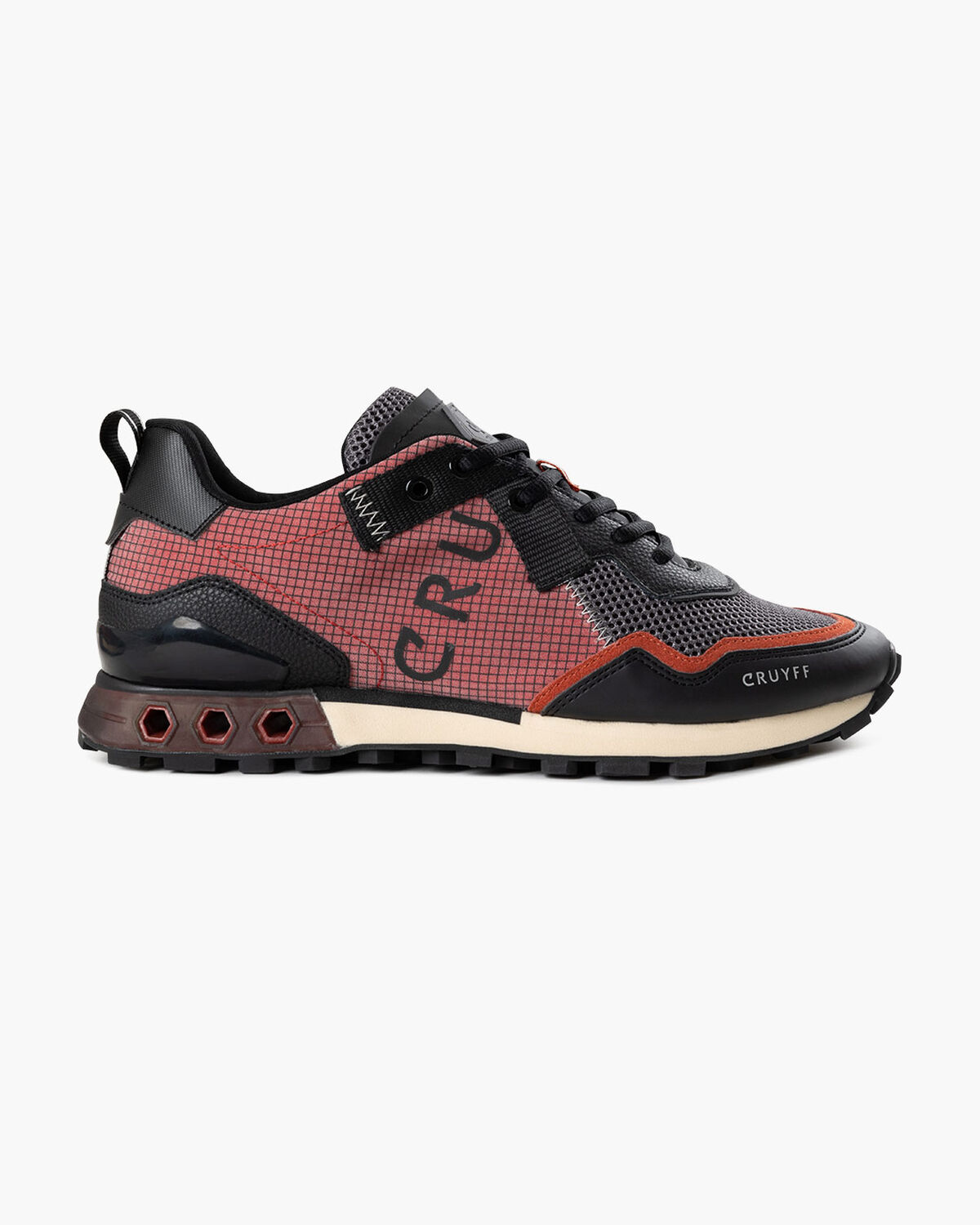 Superbia Hex, Grey/Red, hi-res