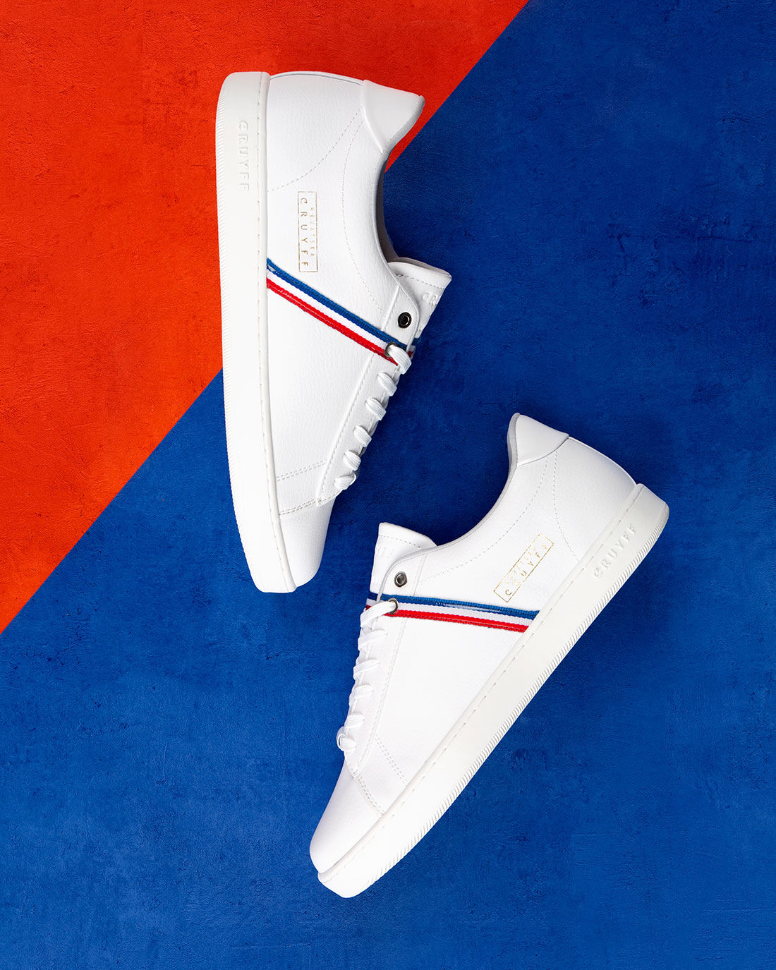 Shop Sylva Europe White Navy Red Tumbled Vernice Official