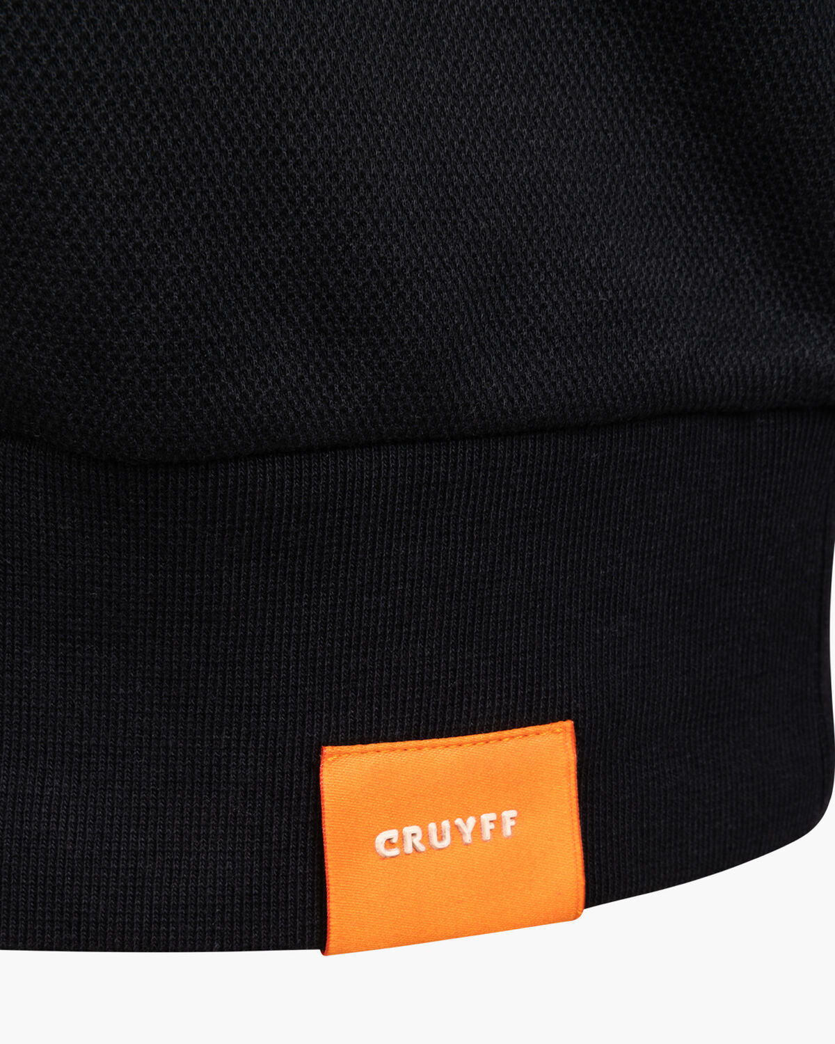 Pique Hoodie, Black, hi-res