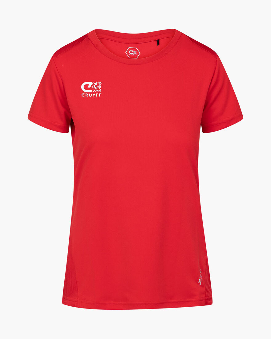 Cruyff Training Shirt Women, Red, hi-res