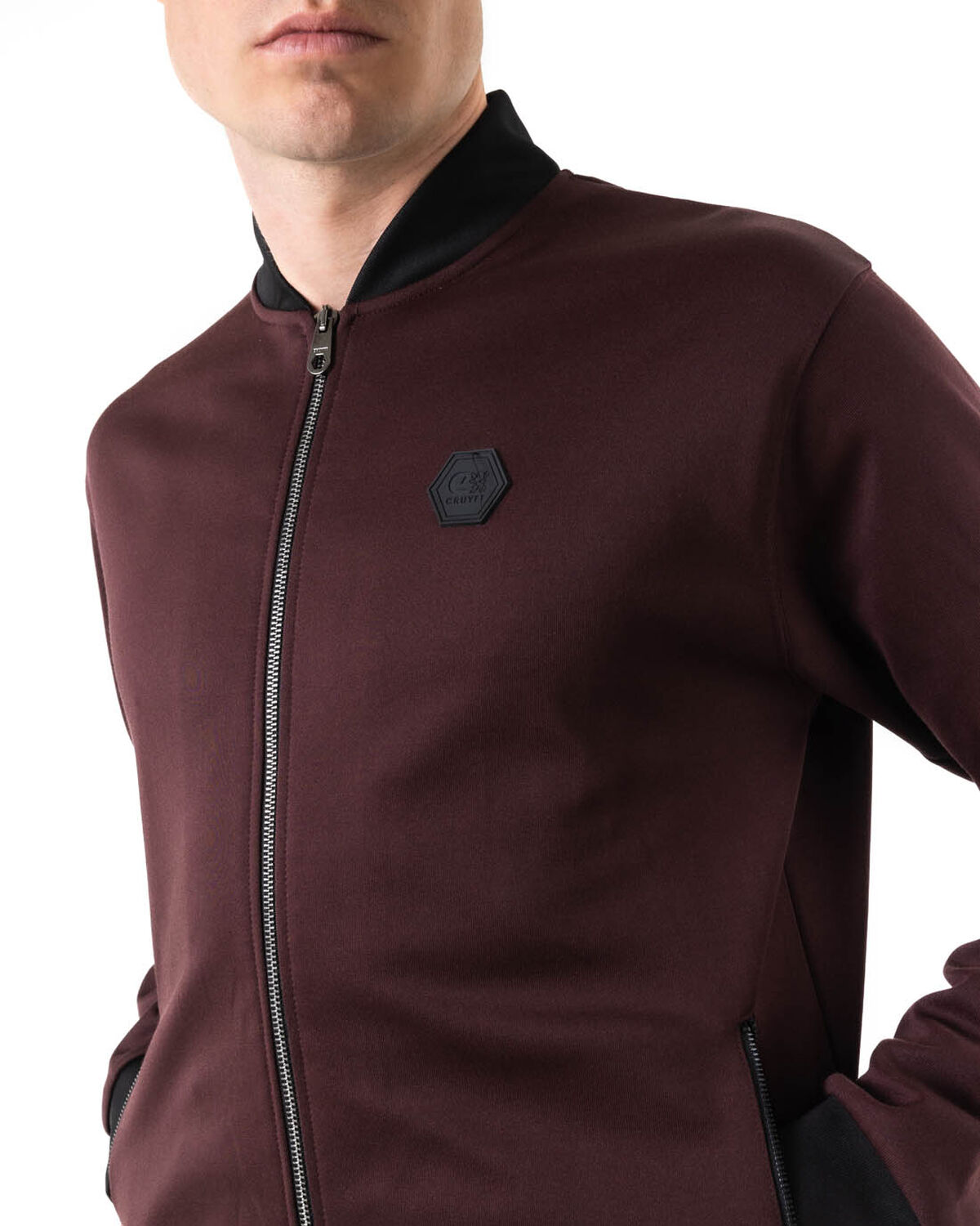 Culebra Bomber - 65% Polyester / 35% Cotton, Black/Brown, hi-res