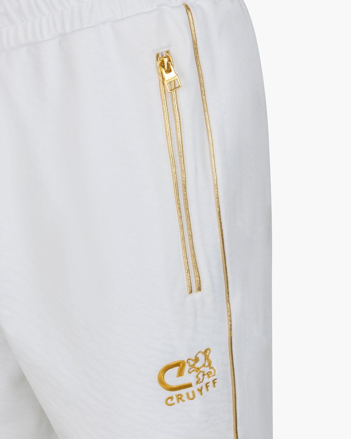 Carlos Trackpants, White/Gold, hi-res