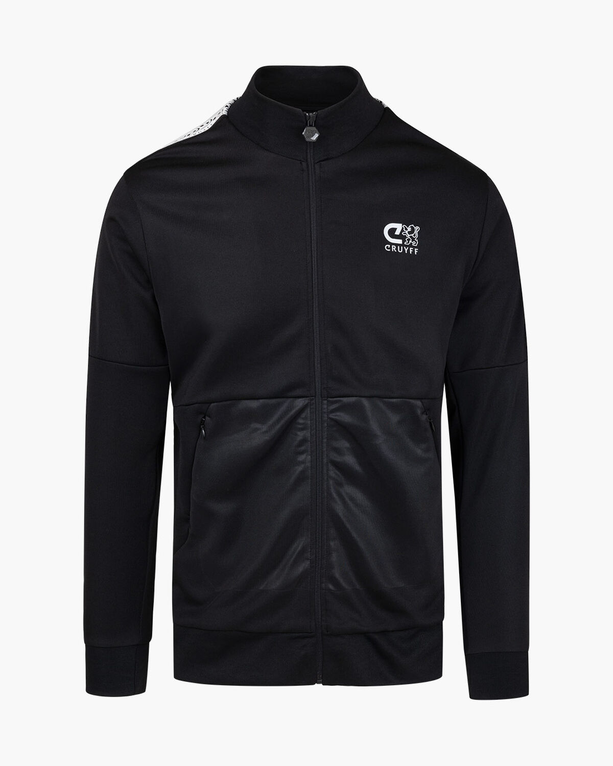 Alvaro Track Top, Black/White, hi-res
