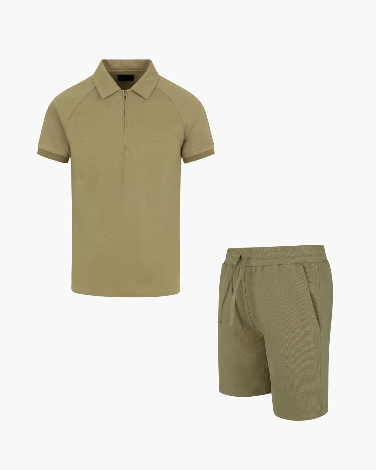 Twill Polo Suit, , hi-res