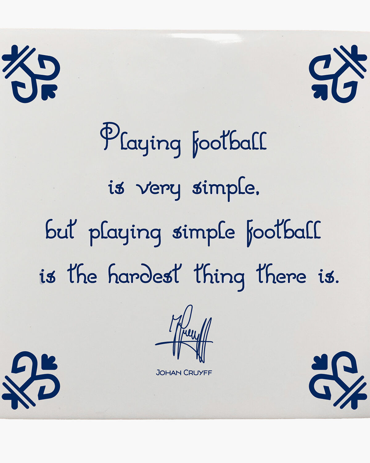 Playing football is very simple but playing simple, White, hi-res