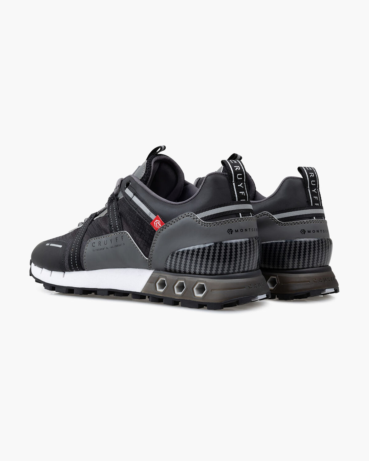 Inter Lace // Montserrat, Grey/Black, hi-res