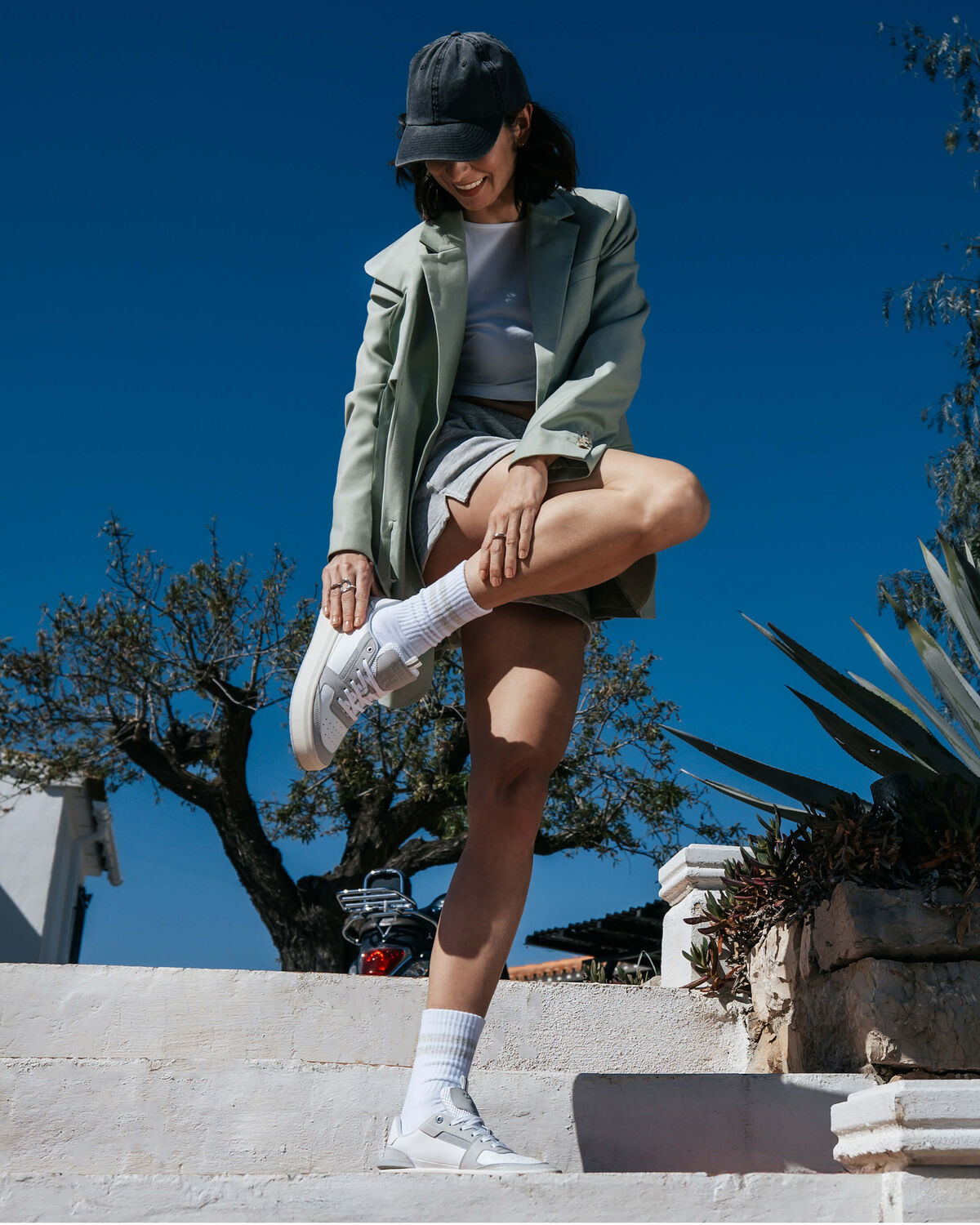 Endorsed Tennis Varsity, White, hi-res
