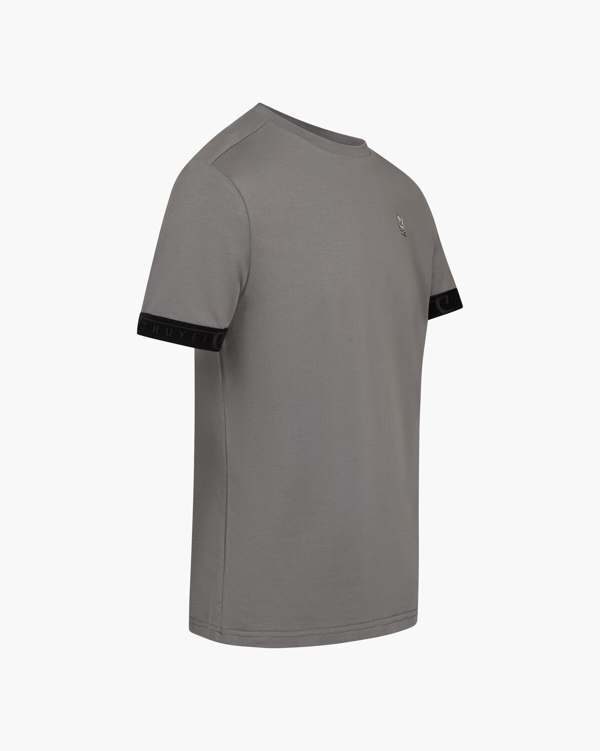 Quartz Cotton Tee, Charcoal Grey, hi-res