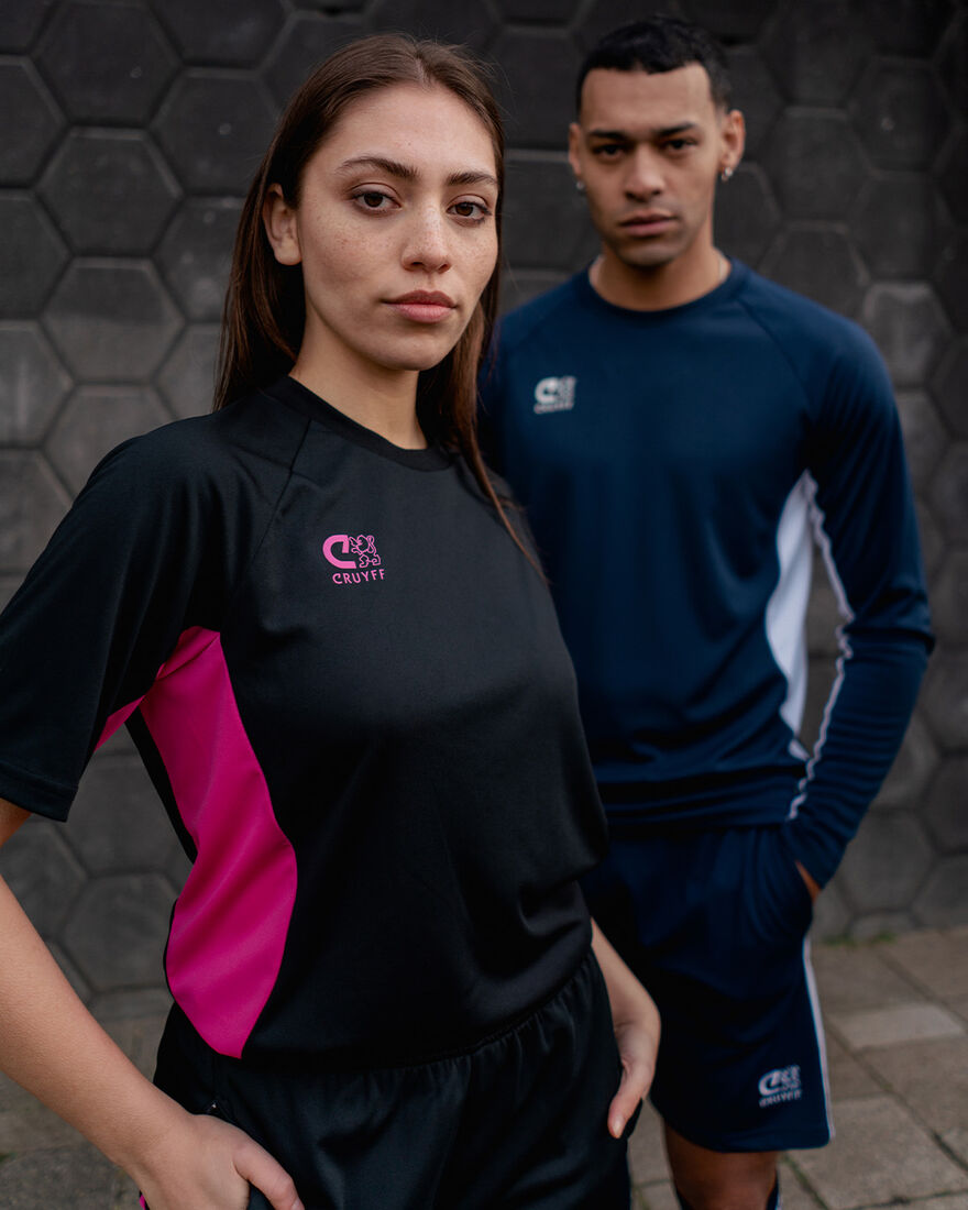 Cruyff Tech Turn Shirt Senior, Black/Miscellaneous, hi-res
