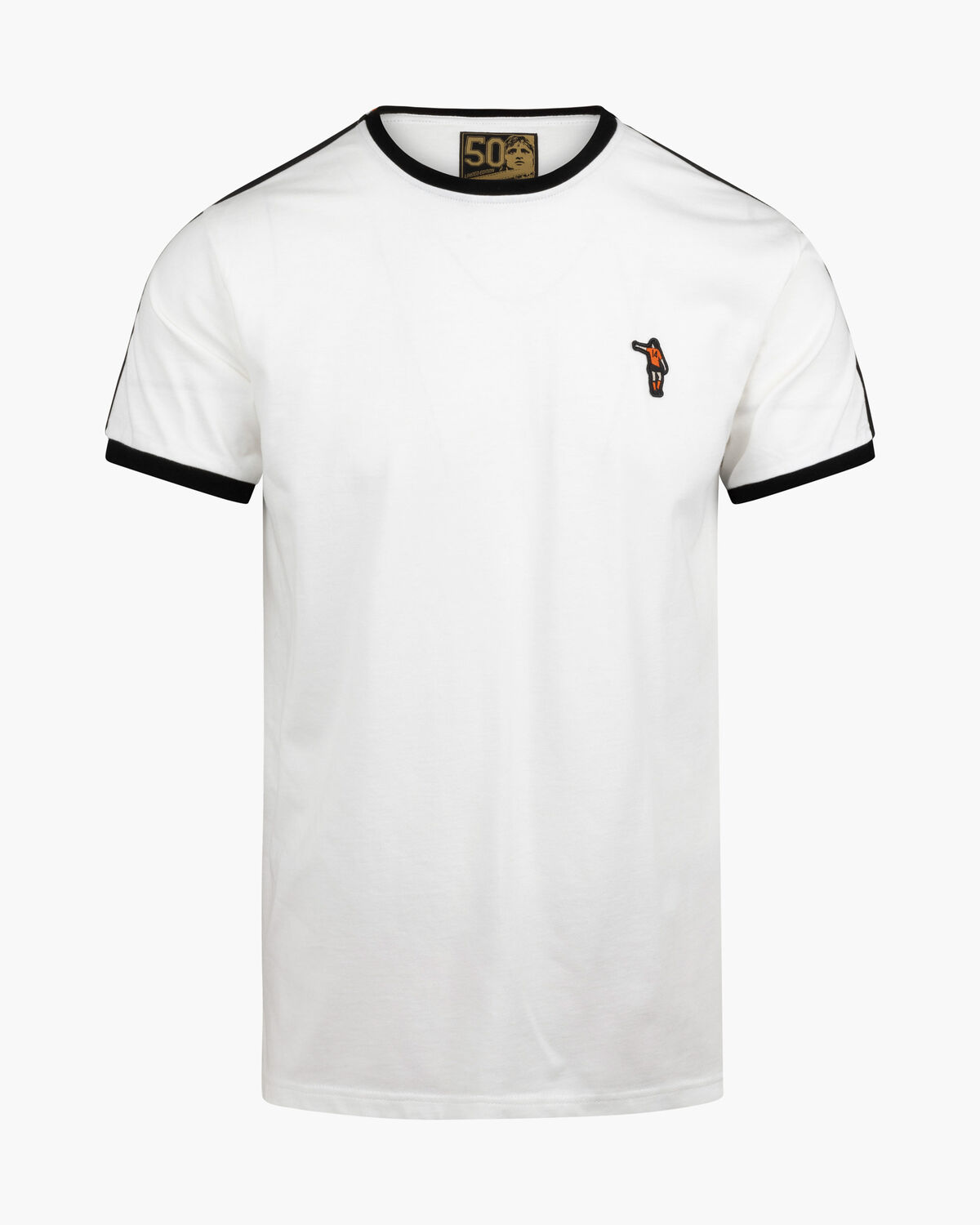 Dos Rayas Ringer Tee, Off White/Cream, hi-res