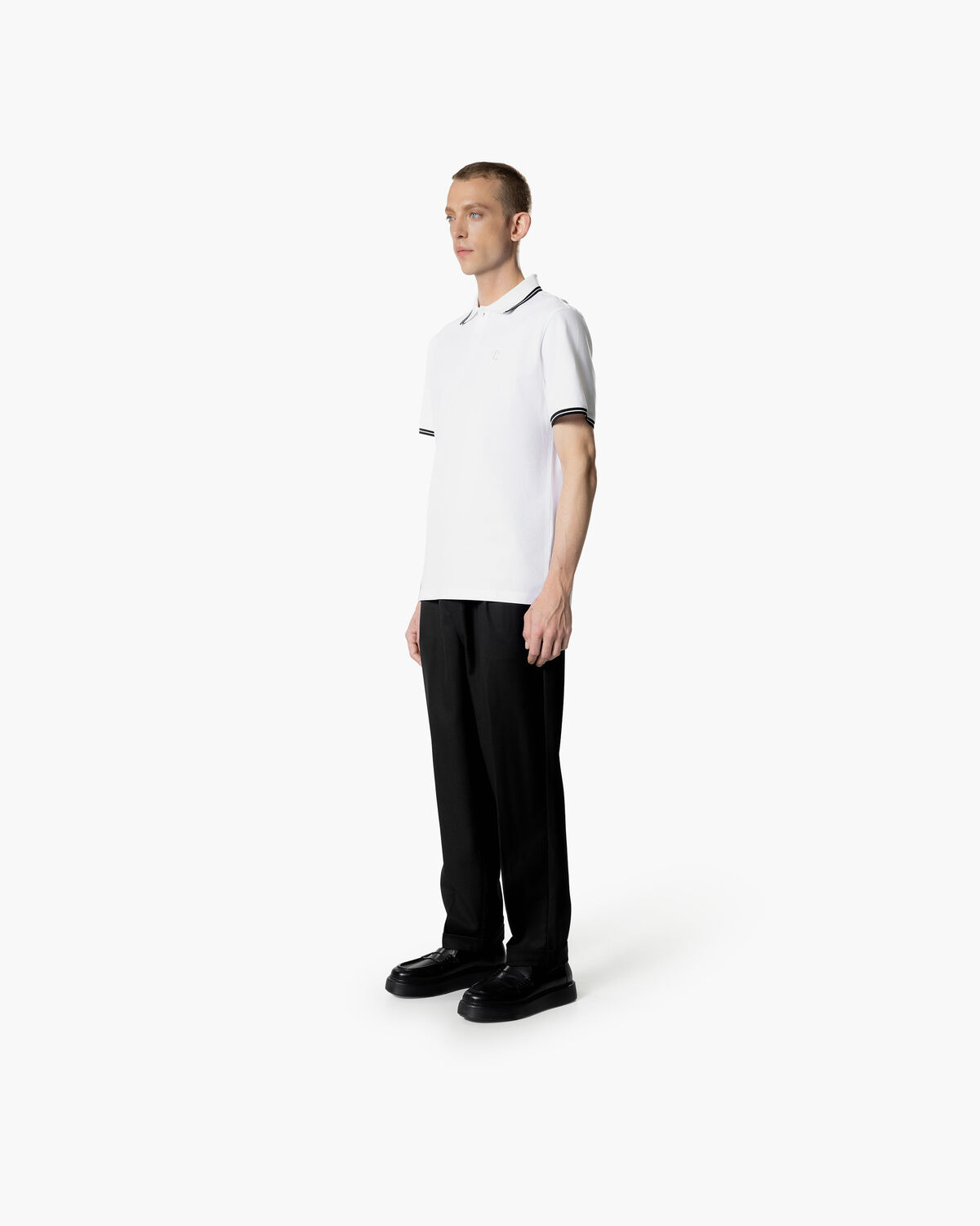 Luxury Piquet Polo, White, hi-res