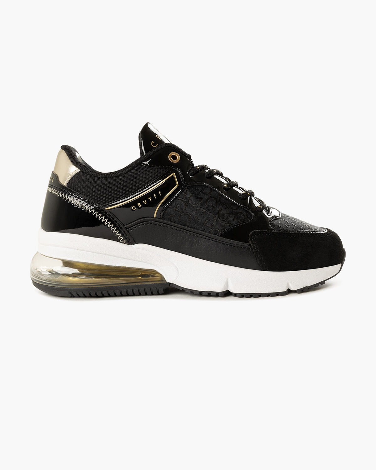 Diamond Lux - Tumbled/Textile/Patent, Black, hi-res