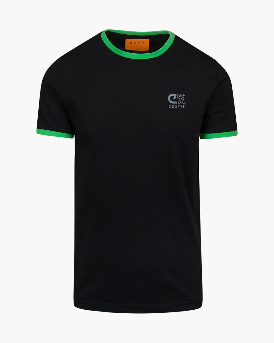 Devante SS T-Shirt - Navy/Royal - 100% cotton, Black/Green, hi-res