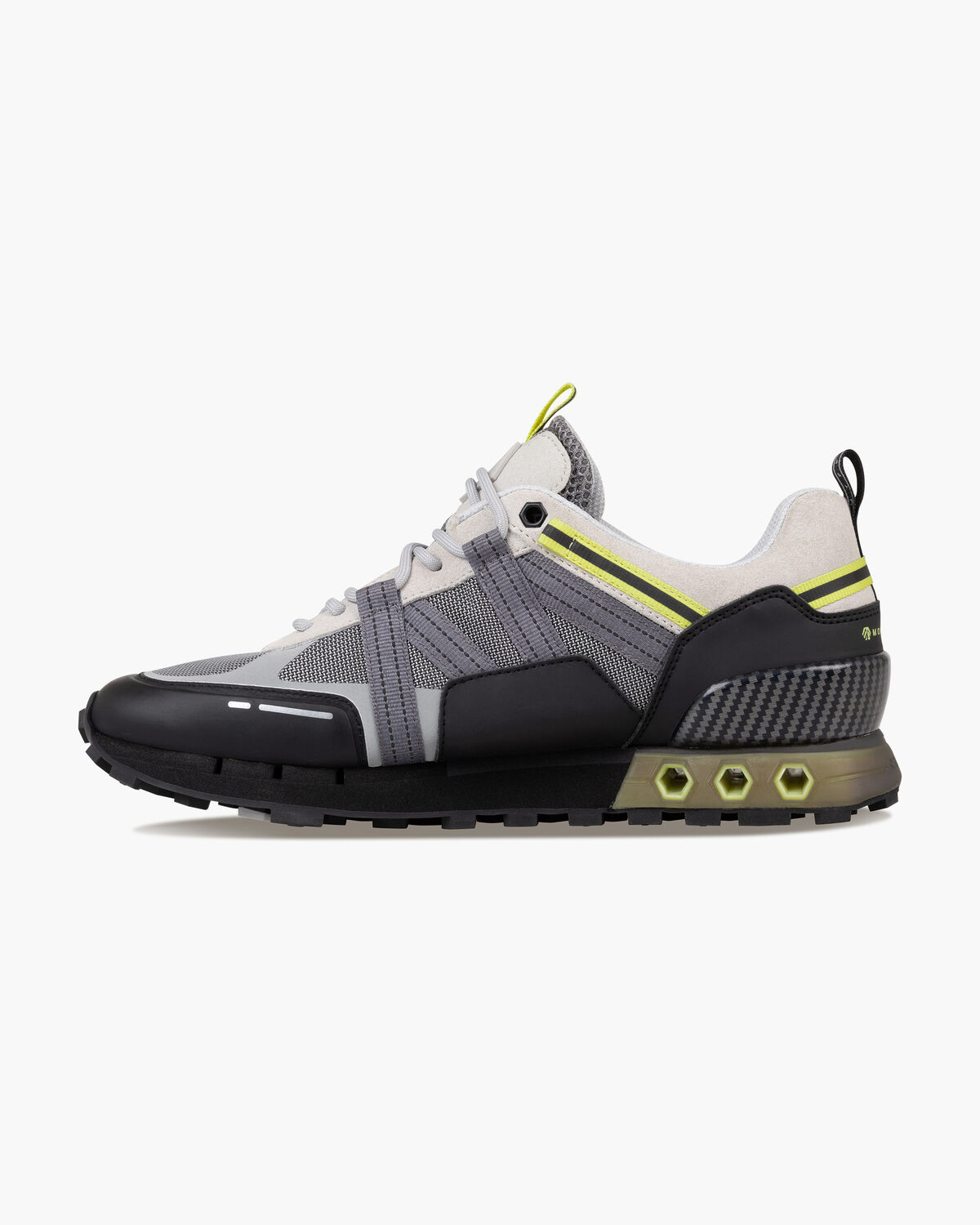 Interlace Hex-Tech // Montserr, Grey/Yellow, hi-res