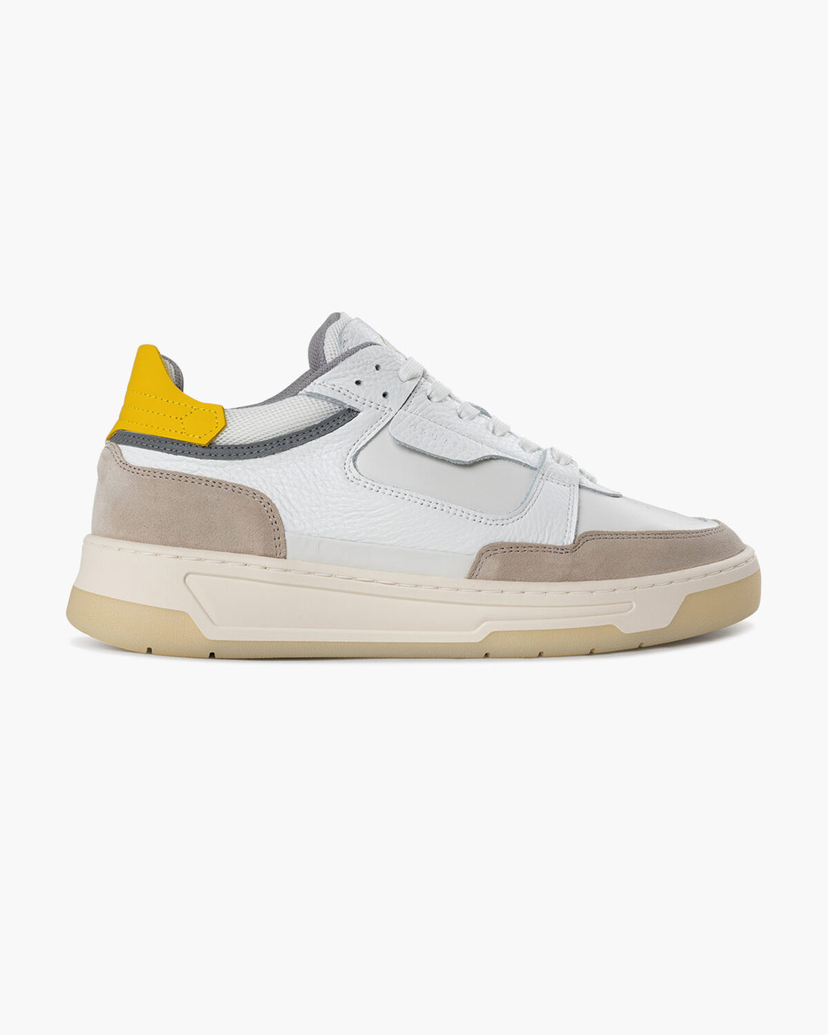 Nemes Mid - Soft Nappa/Suede, White/Yellow, hi-res
