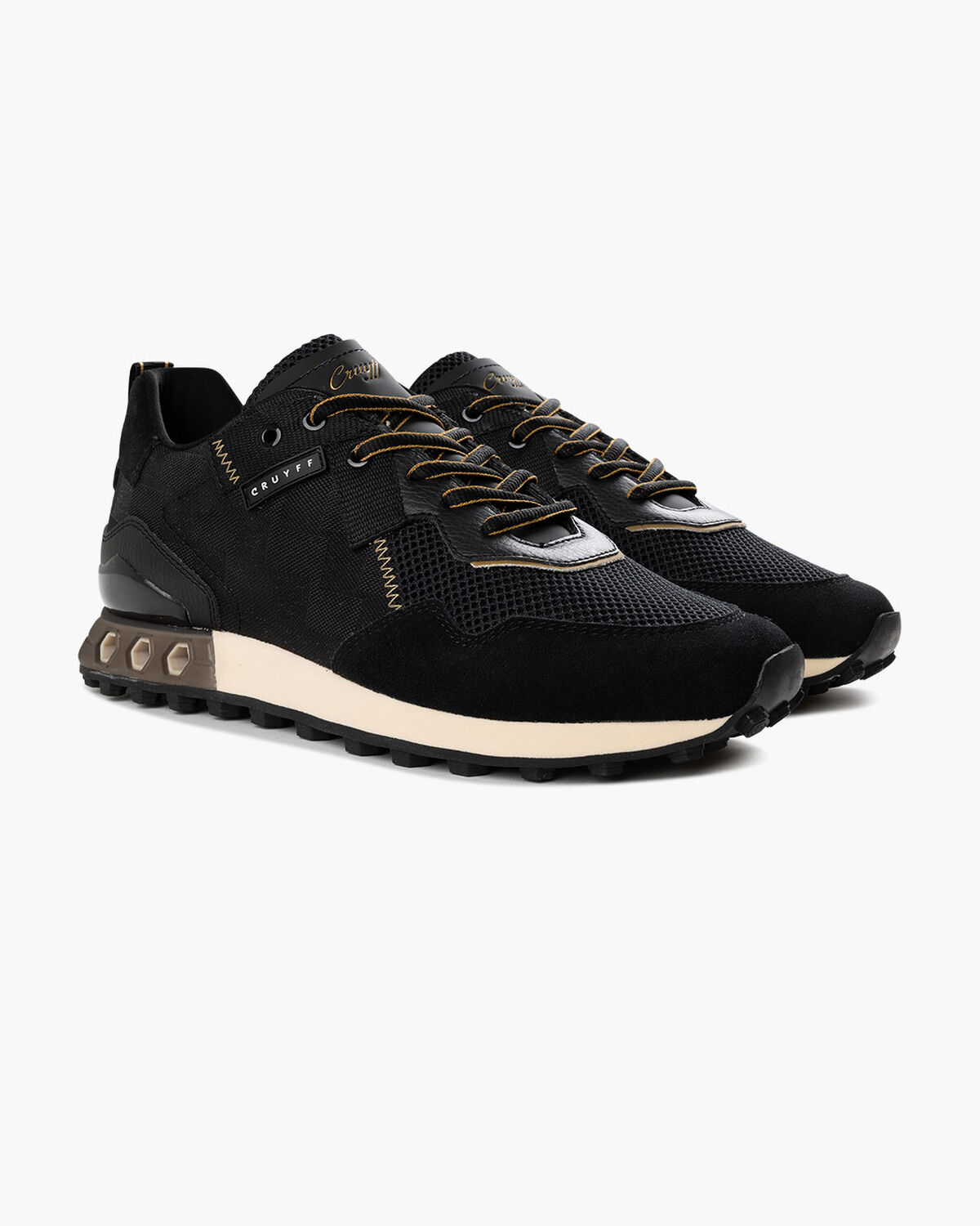 Superbia Hex - Teknit Mesh/Suede, Black/Gold, hi-res