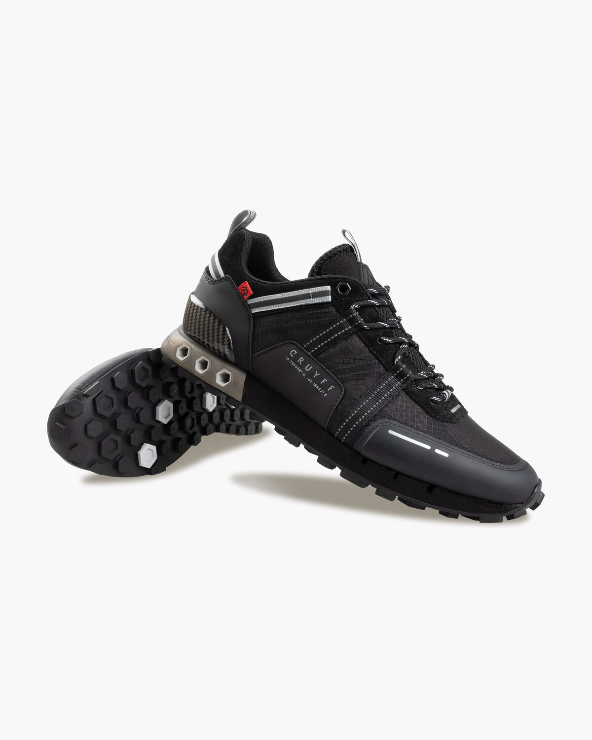 Interlace Hex-Tech // Montserr, Black, hi-res