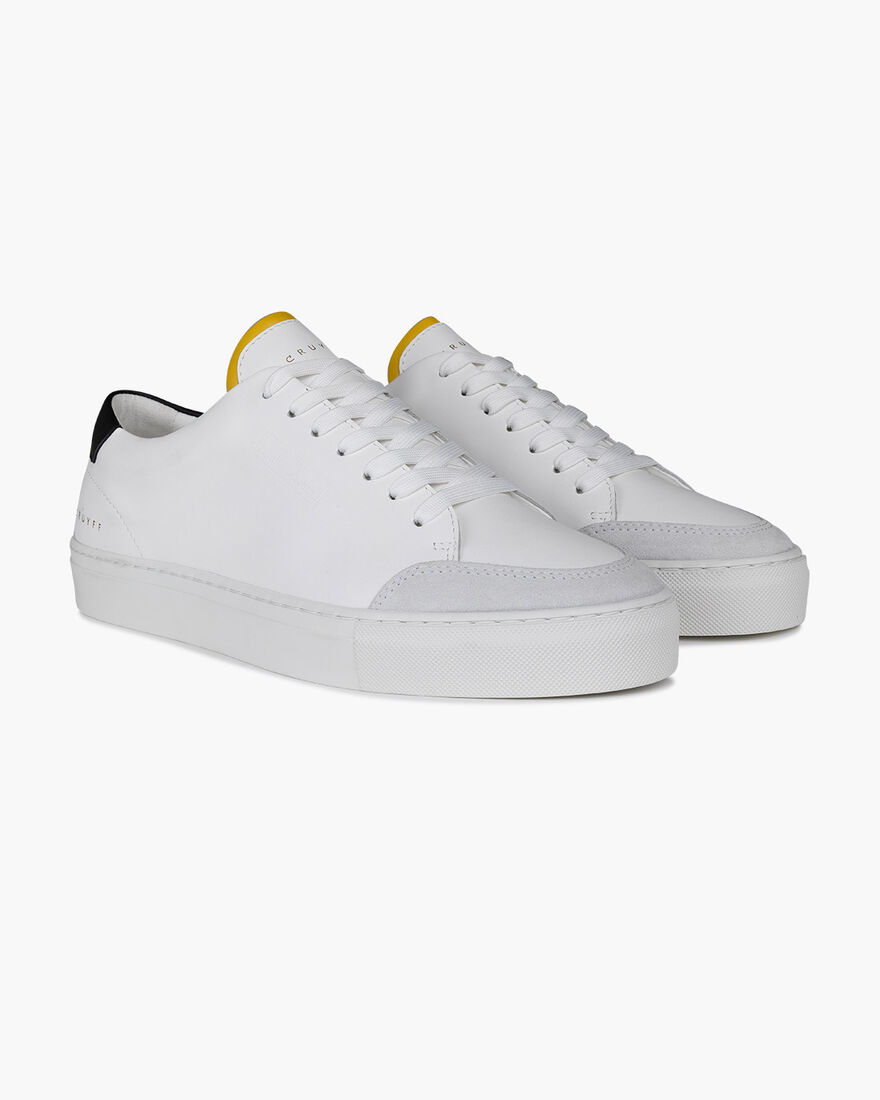Architect Tennis - Soft Nappa/, White/Yellow, hi-res