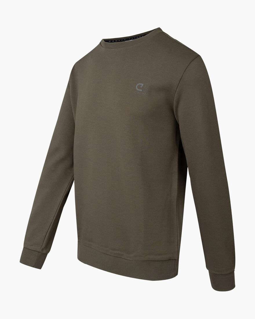 Hernandez Crewneck - 100% Cotton, Green, hi-res