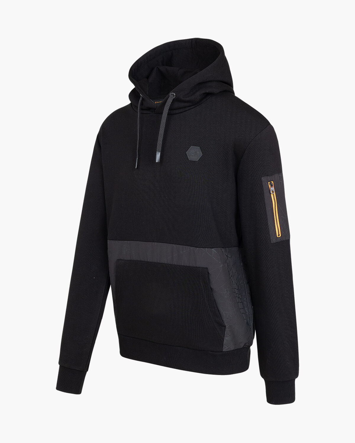 Rafael Hoody  - 65% Cotton 35% Polyester, Black, hi-res