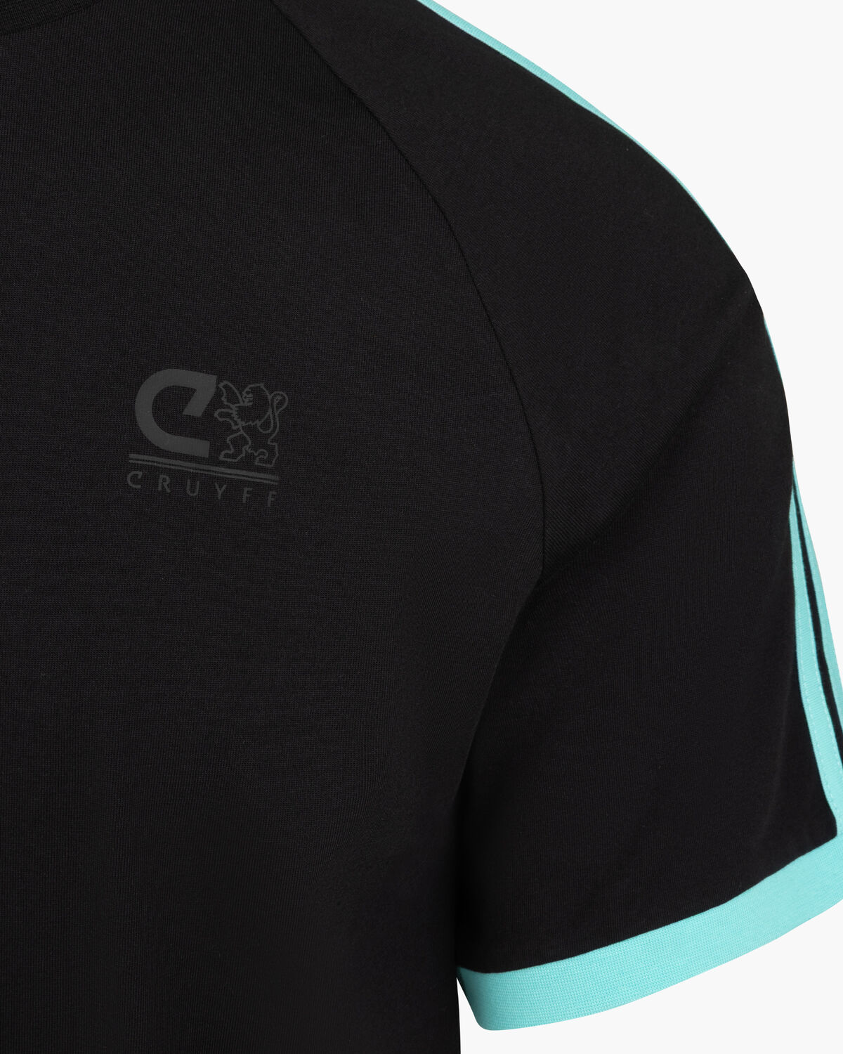 Onyx Tee, Black/Blue, hi-res