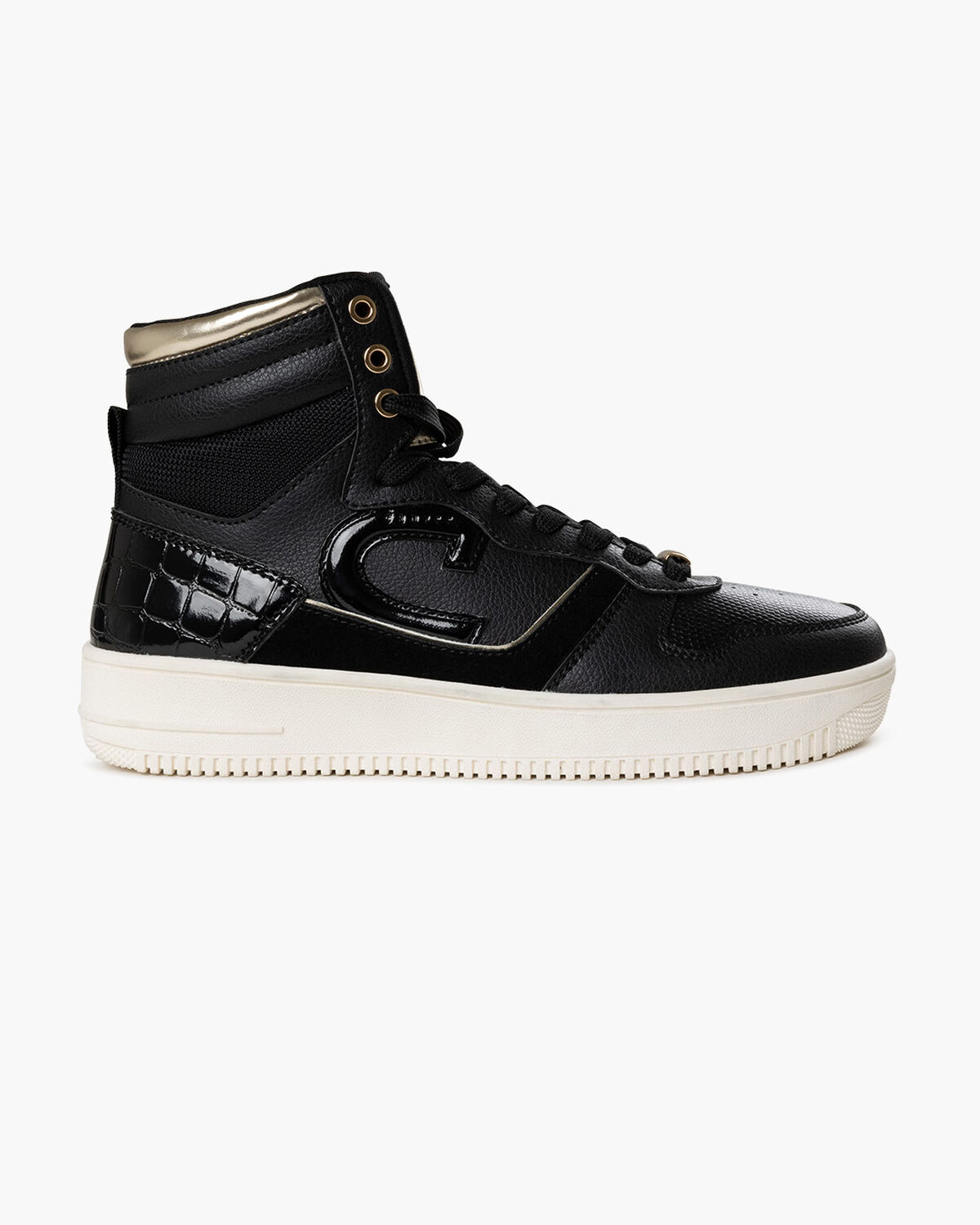 Campo High Lux - Tumbled/Suede/Patent, Black, hi-res