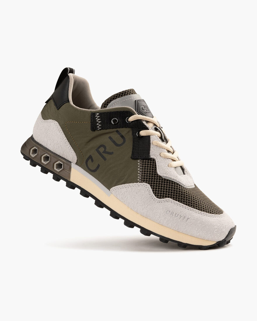 Superbia Hex - Crepe Nylon/Hairy Suede, Dark green, hi-res