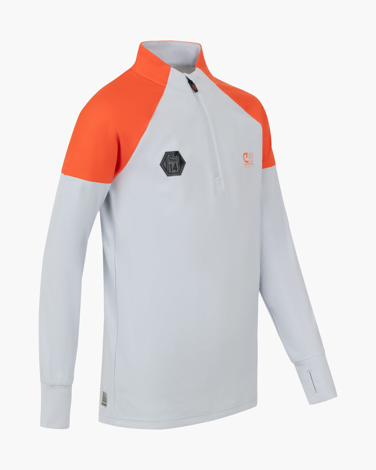 Icon 1/4 Zip Top, Charcoal Grey, hi-res