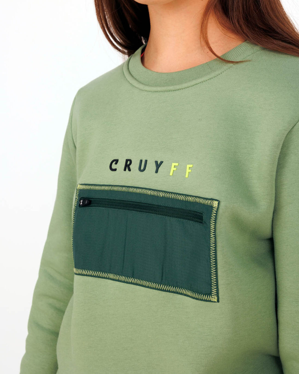 Clipper Crewneck, Green, hi-res