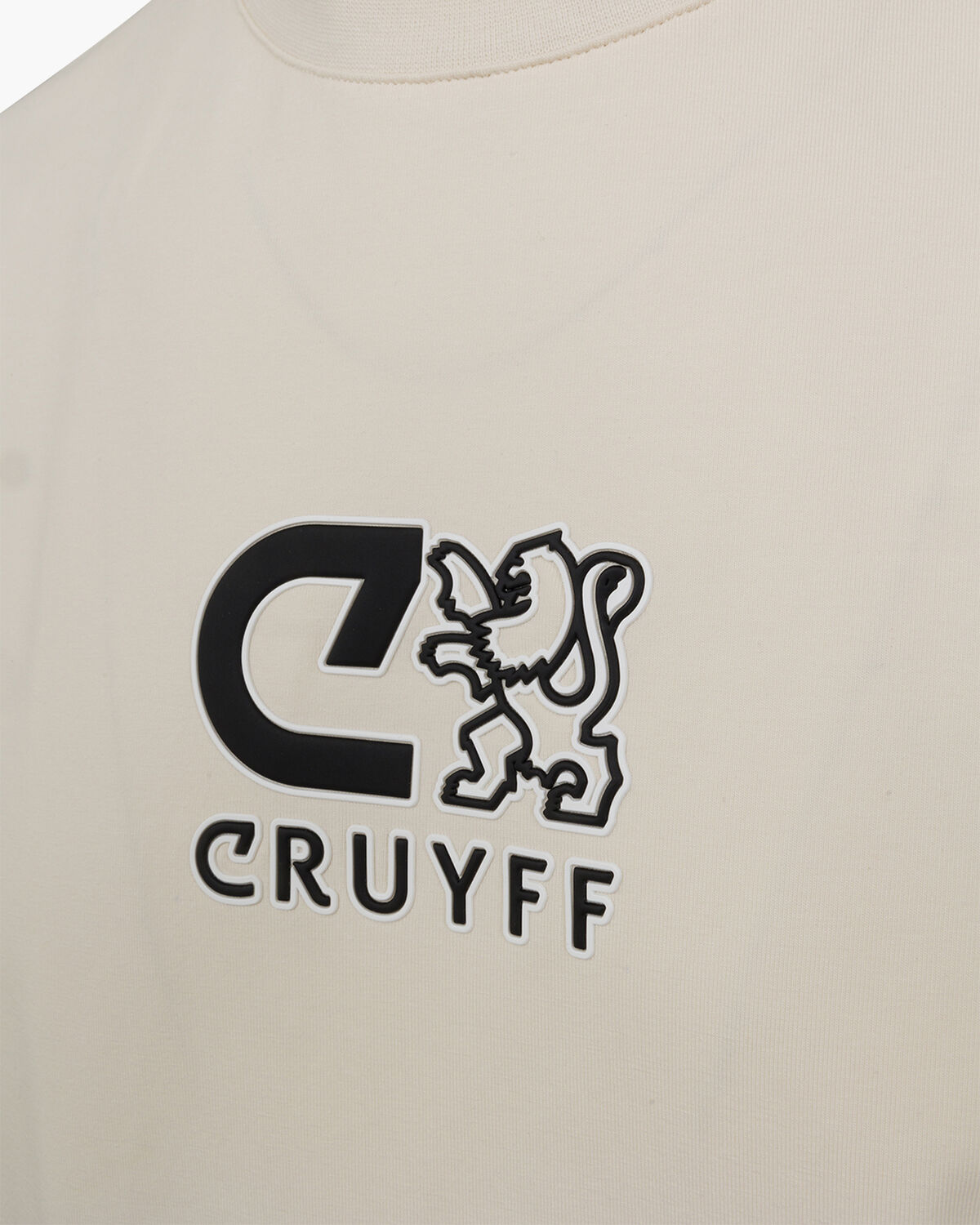 C-lion Outlined Graphic Tee, White/Silver, hi-res