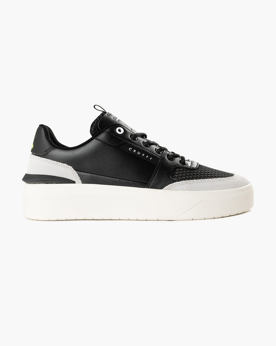 Endorsed Tennis - Soft Leather/Rubber Mesh, Black/Grey, hi-res
