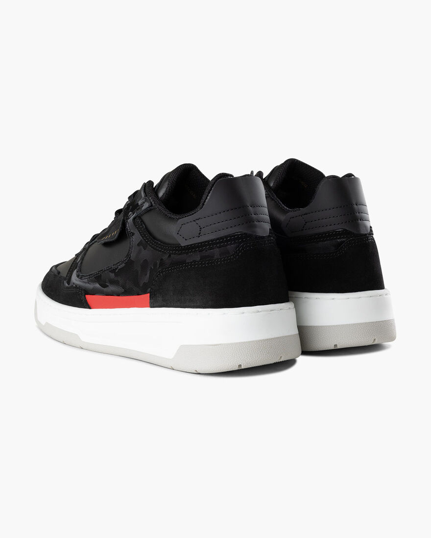 Nemes Mid - Soft Nappa/Camo leather, Black/Red, hi-res