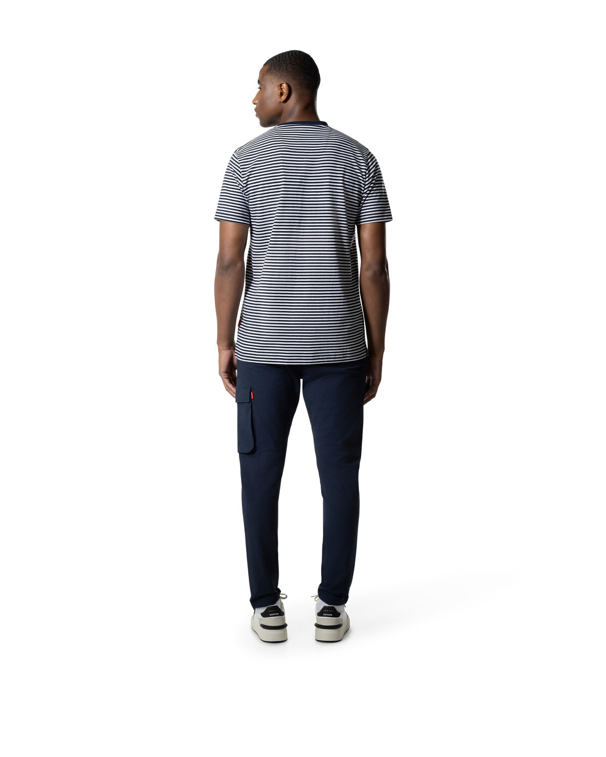 Stripe Tee, Navy, hi-res