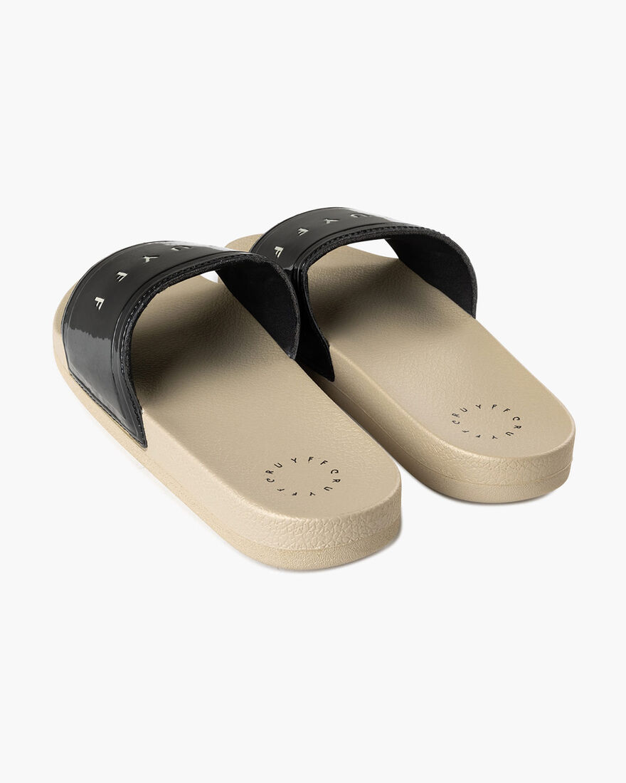 Aqua Copa Platja - Patent, Black/Gold, hi-res