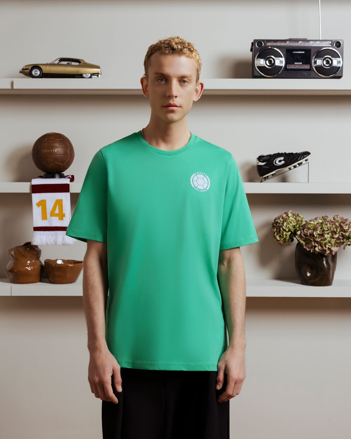 Team Cruyff Tee, Mint Green, hi-res