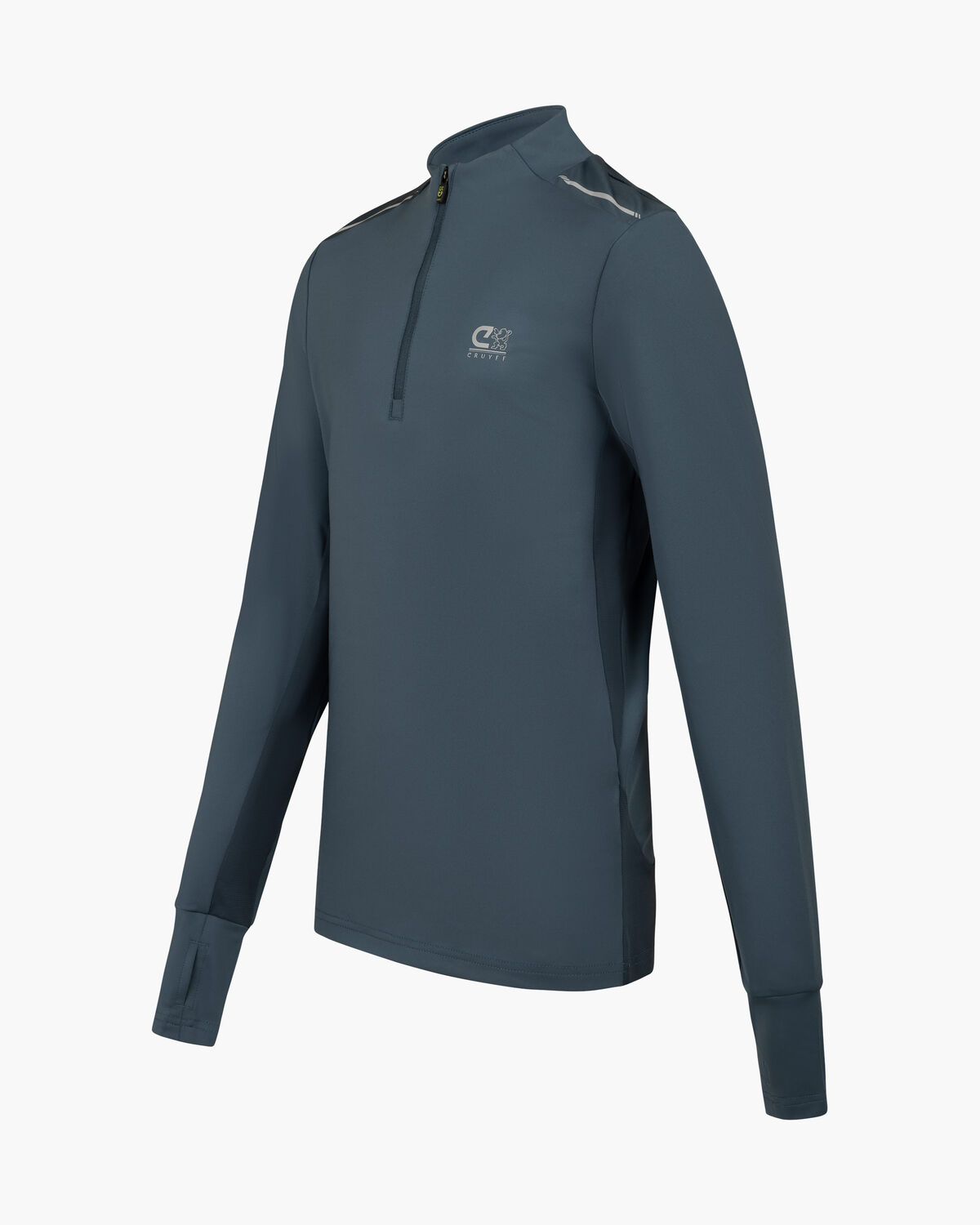 Ametrine 1/4 Zip Top, Dark grey, hi-res