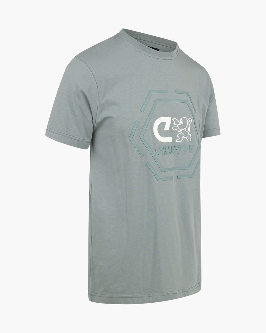 Kane Tee - 95% Co 5%Ea, Lead Blue, hi-res